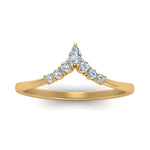 Load image into Gallery viewer, v-shaped-stacked-diamond-band-for-her-in-yellow-gold-FD9335B-NL-YG.jpg
