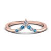 Load image into Gallery viewer, v-shaped-stacked-diamond-band-for-her-with-blue-topaz-in-rose-gold-FD9335BGICBLTO-NL-RG.jpg