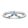 Load image into Gallery viewer, v-shaped-stacked-diamond-band-for-her-with-blue-topaz-in-white-gold-FD9335BGICBLTO-NL-WG.jpg