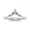 Load image into Gallery viewer, v-shaped-stacked-diamond-band-for-her-with-blue-topaz-in-white-gold-FD9335BGICBLTO-NL-WG.jpg