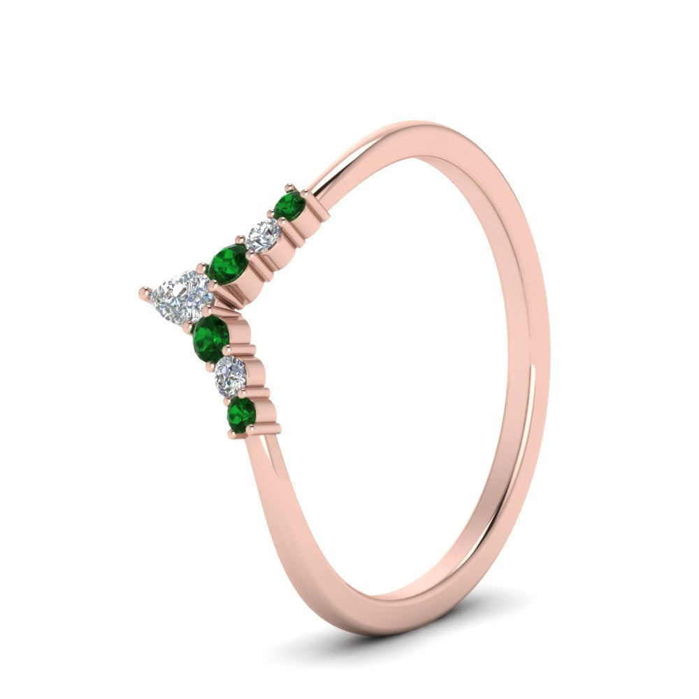 v-shaped-stacked-diamond-band-for-her-with-emerald-in-rose-gold-FD9335BGEMGR-NL-RG.jpg