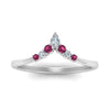 Load image into Gallery viewer, v-shaped-stacked-diamond-band-for-her-with-pink-sapphire-in-white-gold-FD9335BGSADRPI-NL-WG.jpg