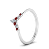 Load image into Gallery viewer, v-shaped-stacked-diamond-band-for-her-with-ruby-in-white-gold-FD9335BGRUDR-NL-WG.jpg