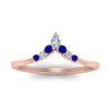 Load image into Gallery viewer, v-shaped-stacked-diamond-band-for-her-with-sapphire-in-rose-gold-FD9335BGSABL-NL-RG.jpg