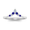 Load image into Gallery viewer, v-shaped-stacked-diamond-band-for-her-with-sapphire-in-white-gold-FD9335BGSABL-NL-WG.jpg