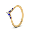 Load image into Gallery viewer, v-shaped-stacked-diamond-band-for-her-with-sapphire-in-yellow-gold-FD9335BGSABL-NL-YG.jpg