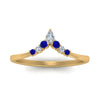 Load image into Gallery viewer, v-shaped-stacked-diamond-band-for-her-with-sapphire-in-yellow-gold-FD9335BGSABL-NL-YG.jpg