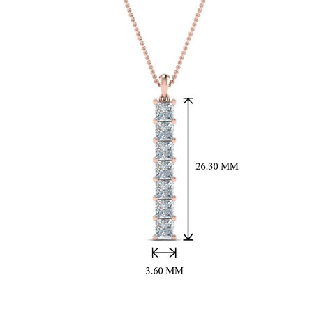 vertical-bar-necklace-seven-princess-cut-diamond-in-FDPD8416-NL-RG