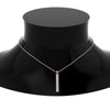 Load image into Gallery viewer, vertical-bar-necklace-seven-princess-cut-diamond-in-FDPD8416-NL-RG