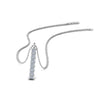 Load image into Gallery viewer, vertical-bar-necklace-seven-princess-cut-diamond-in--FDPD8416-NL-WG