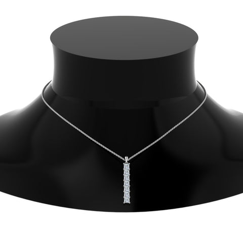 vertical-bar-necklace-seven-princess-cut-diamond-in--FDPD8416-NL-WG