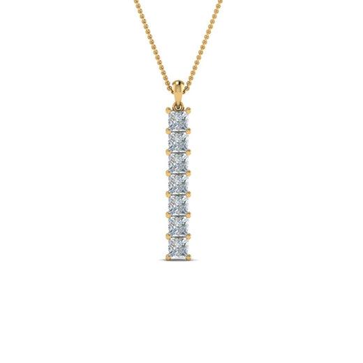 vertical-bar-necklace-seven-princess-cut-diamond-in--FDPD8416-NL-YG
