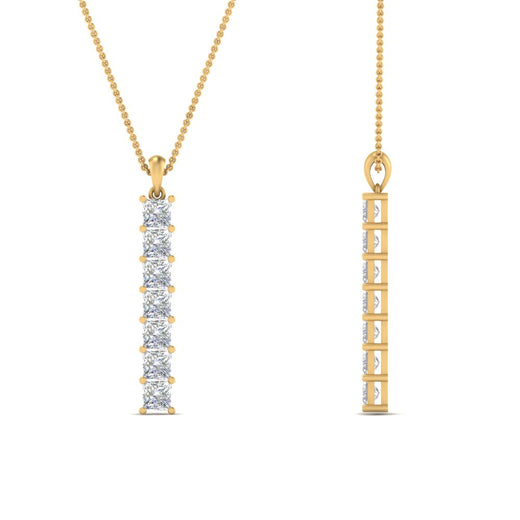 vertical-bar-necklace-seven-princess-cut-diamond-in--FDPD8416-NL-YG
