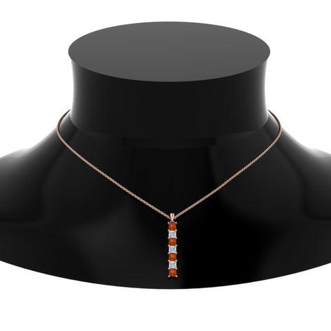 vertical-bar-necklace-seven-princess-cut-diamond-with-orange-sapphire-in-FDPD8416GSAOR-NL-RG