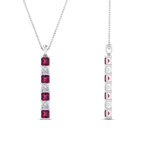 vertical-bar-necklace-seven-princess-cut-diamond-with-pink-sapphire-in--FDPD8416GSADRPI-NL-WG