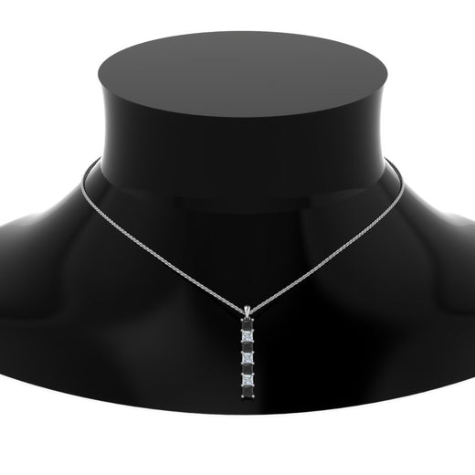 vertical-bar-necklace-seven-princess-cut-with-black-diamond-in--FDPD8416GBLACK-NL-WG