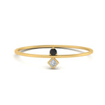 Load image into Gallery viewer, vertical-black-diamond-round-and-princess-stacking-ring-in-yellow-gold-FD9397RORGBLACK-NL-YG.jpg
