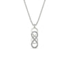 Load image into Gallery viewer, vertical-infinity-double-knot-diamond-pendant-in-FDPD11290-NL-WG