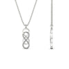 Load image into Gallery viewer, vertical-infinity-double-knot-diamond-pendant-in-FDPD11290-NL-WG