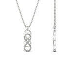 Load image into Gallery viewer, vertical-infinity-double-knot-diamond-pendant-in-FDPD11290-NL-WG
