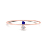 Load image into Gallery viewer, vertical-sapphire-round-and-princess-stacking-ring-in-rose-gold-FD9397RORGSABL-NL-RG.jpg
