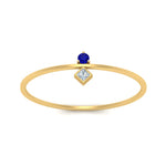 Load image into Gallery viewer, vertical-sapphire-round-and-princess-stacking-ring-in-yellow-gold-FD9397RORGSABL-NL-YG.jpg
