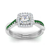 Load image into Gallery viewer, vine-asscher-halo-diamond-engagement-ring-with-emerald-in-white-gold-FD-9212ASRGEMGR-NL-WG.jpg