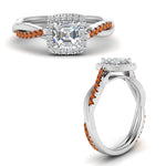 Load image into Gallery viewer, vine-asscher-halo-diamond-engagement-ring-with-orange-sapphire-in-white-gold-FD-9212ASRGSAOR-NL-WG.jpg
