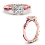 Load image into Gallery viewer, vine-asscher-halo-diamond-engagement-ring-with-pink-sapphire-in-rose-gold-FD-9212ASRGSADRPI-NL-RG.jpg
