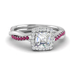Load image into Gallery viewer, vine-asscher-halo-diamond-engagement-ring-with-pink-sapphire-in-white-gold-FD-9212ASRGSADRPI-NL-WG.jpg
