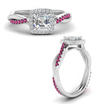 Load image into Gallery viewer, vine-asscher-halo-diamond-engagement-ring-with-pink-sapphire-in-white-gold-FD-9212ASRGSADRPI-NL-WG.jpg
