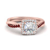 Load image into Gallery viewer, vine-asscher-halo-diamond-engagement-ring-with-ruby-in-rose-gold-FD-9212ASRGRUDR-NL-RG.jpg