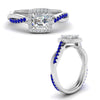 Load image into Gallery viewer, vine-asscher-halo-diamond-engagement-ring-with-sapphire-in-white-gold-FD-9212ASRGSABL-NL-WG.jpg