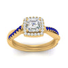 Load image into Gallery viewer, vine-asscher-halo-diamond-engagement-ring-with-sapphire-in-yellow-gold-FD-9212ASRGSABL-NL-YG.jpg