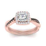 Load image into Gallery viewer, vine-asscher-halo-engagement-ring-with-black-diamond-in-rose-gold-FD-9212ASRGBLACK-NL-RG.jpg
