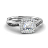 Load image into Gallery viewer, vine-asscher-halo-engagement-ring-with-black-diamond-in-white-gold-FD-9212ASRGBLACK-NL-WG.jpg
