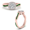 Load image into Gallery viewer, vine-cushion-halo-diamond-engagement-ring-with-emerald-in-rose-gold-FD9212CURGEMGR-NL-RG.jpg