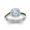 Load image into Gallery viewer, vine-cushion-halo-diamond-engagement-ring-with-emerald-in-white-gold-FD9212CURGEMGR-NL-WG.jpg