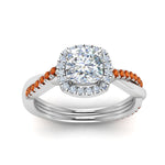 Load image into Gallery viewer, vine-cushion-halo-diamond-engagement-ring-with-orange-sapphire-in-white-gold-FD9212CURGSAOR-NL-WG.jpg
