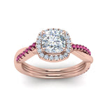Load image into Gallery viewer, vine-cushion-halo-diamond-engagement-ring-with-pink-sapphire-in-rose-gold-FD9212CURGSADRPI-NL-RG.jpg
