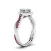 Load image into Gallery viewer, vine-cushion-halo-diamond-engagement-ring-with-pink-sapphire-in-white-gold-FD9212CURGSADRPI-NL-WG.jpg