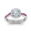 Load image into Gallery viewer, vine-cushion-halo-diamond-engagement-ring-with-pink-sapphire-in-white-gold-FD9212CURGSADRPI-NL-WG.jpg