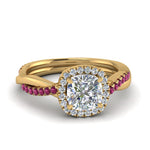 Load image into Gallery viewer, vine-cushion-halo-diamond-engagement-ring-with-pink-sapphire-in-yellow-gold-FD9212CURGSADRPI-NL-YG.jpg
