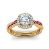Load image into Gallery viewer, vine-cushion-halo-diamond-engagement-ring-with-pink-sapphire-in-yellow-gold-FD9212CURGSADRPI-NL-YG.jpg