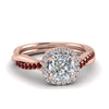 Load image into Gallery viewer, vine-cushion-halo-diamond-engagement-ring-with-ruby-in-rose-gold-FD9212CURGRUDR-NL-RG.jpg