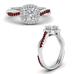 Load image into Gallery viewer, vine-cushion-halo-diamond-engagement-ring-with-ruby-in-white-gold-FD9212CURGRUDR-NL-WG.jpg
