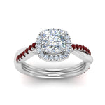 Load image into Gallery viewer, vine-cushion-halo-diamond-engagement-ring-with-ruby-in-white-gold-FD9212CURGRUDR-NL-WG.jpg
