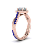 Load image into Gallery viewer, vine-cushion-halo-diamond-engagement-ring-with-sapphire-in-rose-gold-FD9212CURGSABL-NL-RG.jpg
