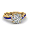 Load image into Gallery viewer, vine-cushion-halo-diamond-engagement-ring-with-sapphire-in-yellow-gold-FD9212CURGSABL-NL-YG.jpg