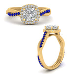 Load image into Gallery viewer, vine-cushion-halo-diamond-engagement-ring-with-sapphire-in-yellow-gold-FD9212CURGSABL-NL-YG.jpg
